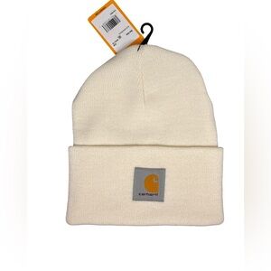 Carhartt Cream Knit Cuffed Beanie OS